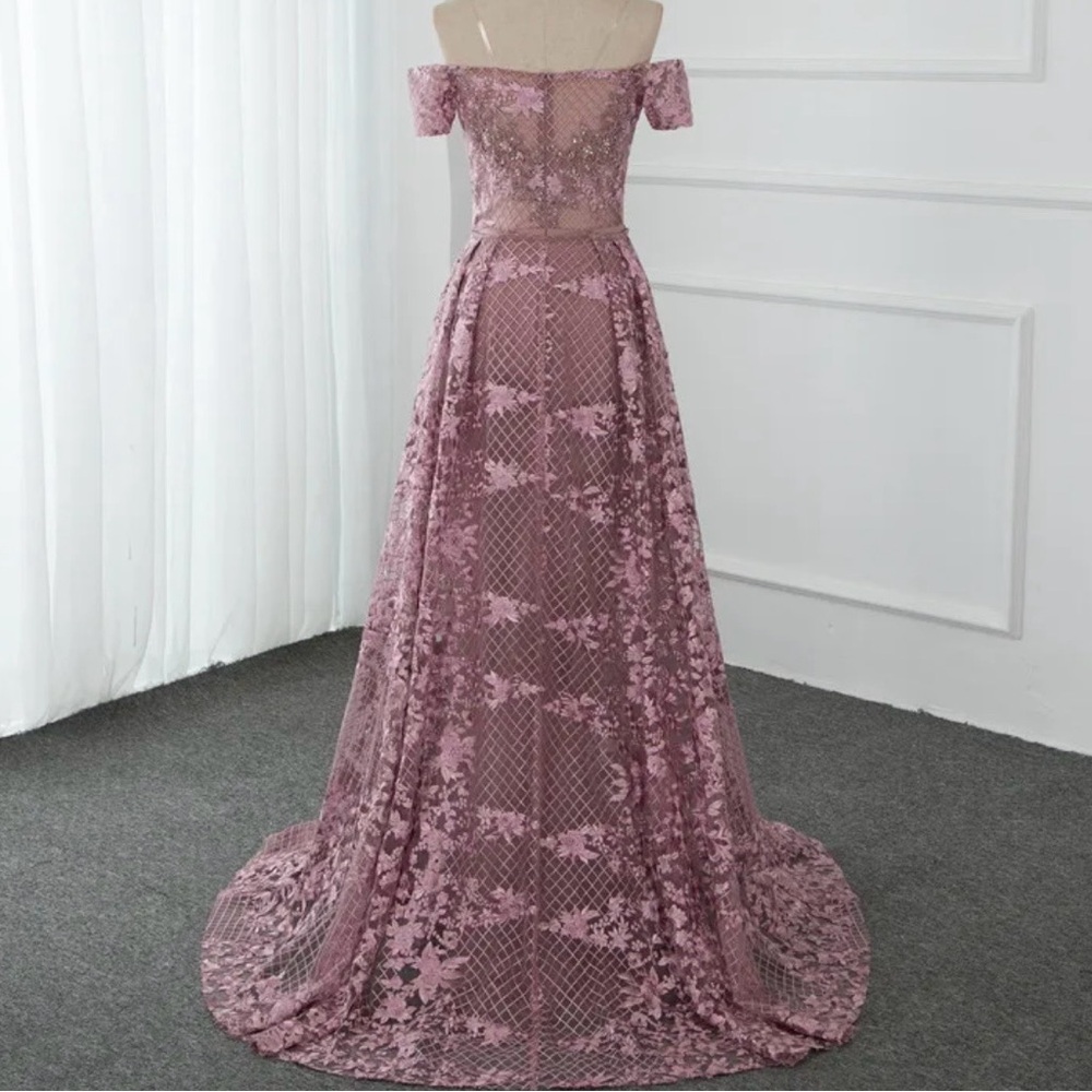 Serene Hill Lavender Beaded Dress - Picture 5 of 5